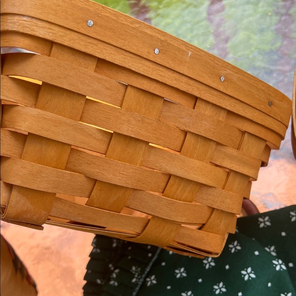 Longaberger Classic large berry Baskets Set - red blue and Green - Picture 13 of 14